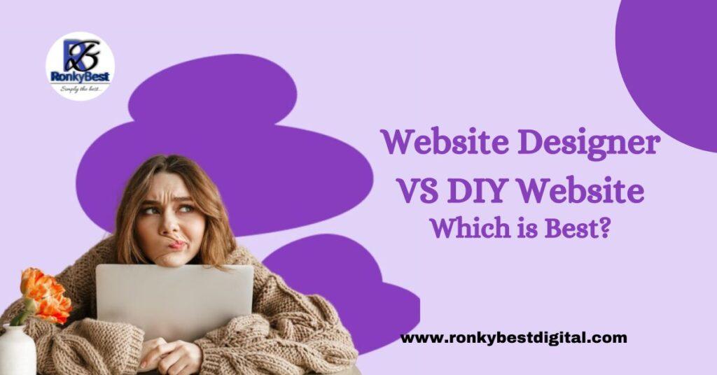website designer vs diy website